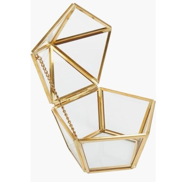 Nordstrom Geometric Glass Jewery Box - Picture 2 of 2